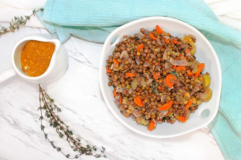 French Lentils with Dijon Vinaigrette Champagne Tastes®