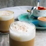 pumpkin spice latte (psl) with pumpkin puree