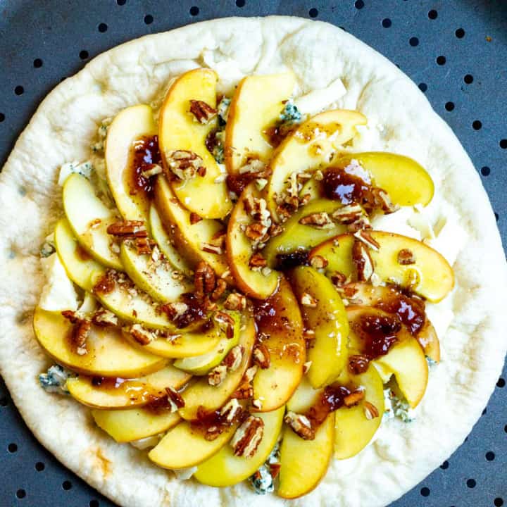 Apple Pizza (Savory Apple Pizza) Champagne Tastes®