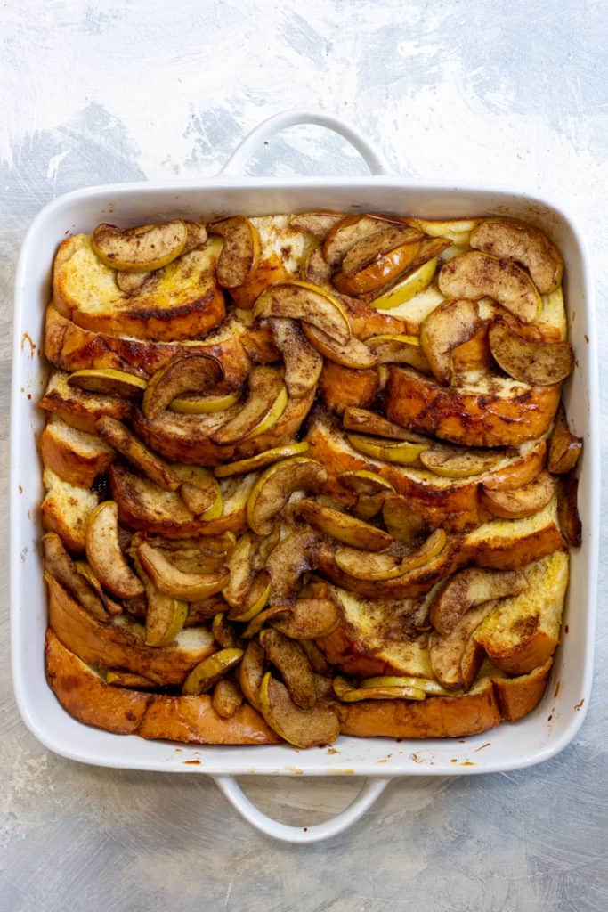 Bake the Apple French Toast Until Golden