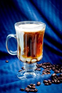 This Kentucky Bourbon Coffee is a Southern take on an Irish coffee, and is the perfect drink to keep you warm this winter. This caffeinated cocktail is made with freshly brewed coffee, coffee liqueur, bourbon, and cream.
