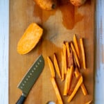 Cut Sweet Potatoes Into Fries