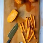 Cut Sweet Potatoes Into Fries
