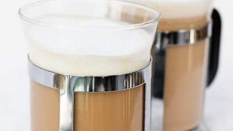 French Press Cappuccino - No Espresso 