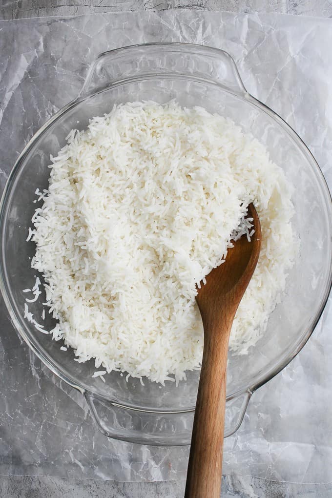 Basmati rice after microwaving (How to Microwave Basmati Rice)