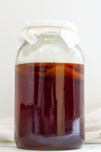 Fermenting Black Tea with SCOBY