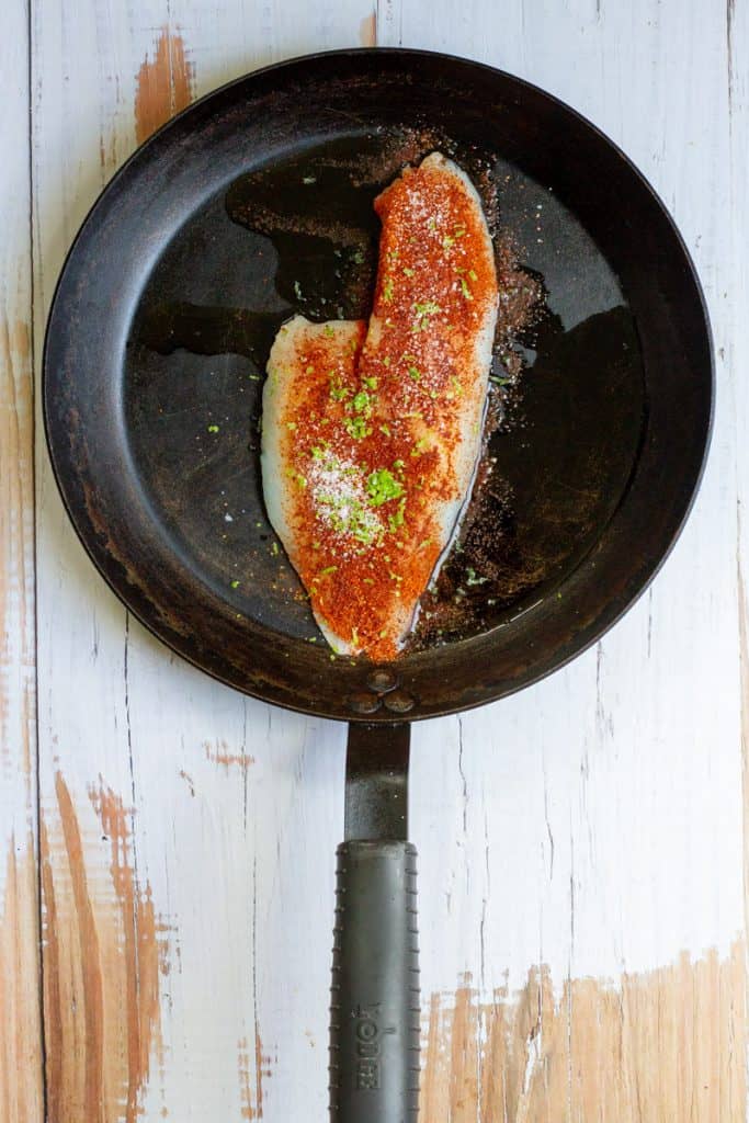 Season Fish with Spices + Zest
