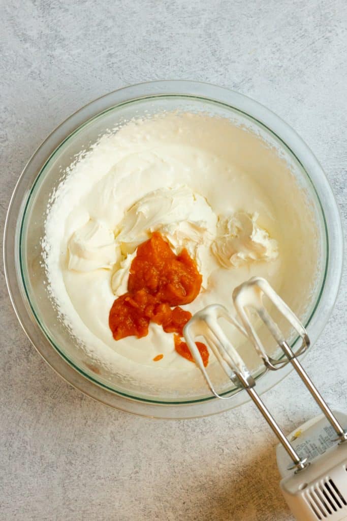 Add Pumpkin + Mascarpone to the Whipped Cream