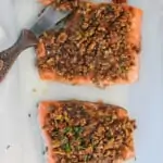 pecan-crusted salmon