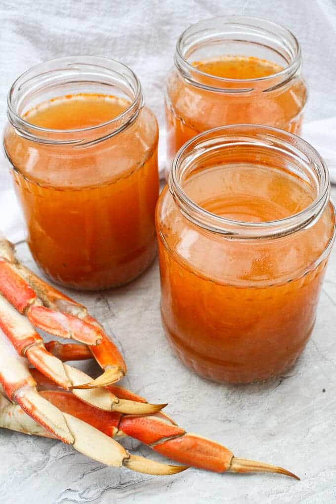 This homemade Seafood Stock is made with leftover crab, lobster, or shrimp shells, and is the perfect way to boost the flavor of seafood stews and soups.