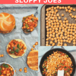 These easy-to-make Vegan Sloppy Joes are filled with tomato sauce, chickpeas, and fresh veggies. They're delicious, simple, and take about 15 minutes start to finish.