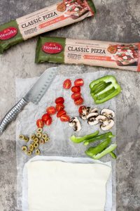 Wewalka dough and pizza ingredients