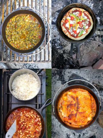 Love camping, but want to kick it up a notch?  These Camping Recipes for a Happy Glamper will help you camp with style, and eat well while you're enjoying nature!
