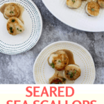 These rich and decadent Seared Scallops with Wine Sauce are flavorful, delicious, and quick to prepare.  These luxurious shellfish are perfect for Date Night!