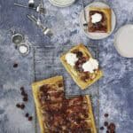 cranberry puff pastry tart.
