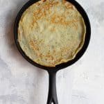 Flip the crêpe, and cook the other side