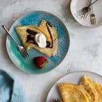 These gluten-free crêpes are an easy twist on traditional French crêpes, and are every bit as delicious as the classic thin pancakes.