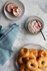 lox spread with bagels