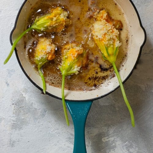 Stuffed Squash Blossoms with Goat Cheese Champagne Tastes®