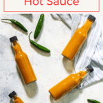 This easy homemade hot sauce uses fresh hot peppers-- like jalapeños, serrano chilis, and habaneros-- and turns them into a delicious sauce in the Instant Pot! (Stovetop directions included.)