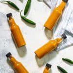 This easy homemade hot sauce uses fresh hot peppers-- like jalapeños, serrano chilis, and habaneros-- and turns them into a delicious sauce in the Instant Pot! (Stovetop directions included.)
