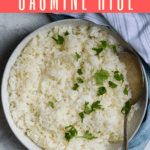 Love jasmine rice, but don’t like cooking it on the stovetop? Here’s an easy tutorial on how to make Instant Pot jasmine rice!
