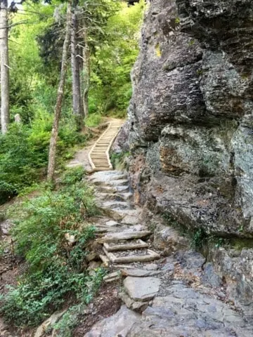 Stairs Along the Alum Cave Trail