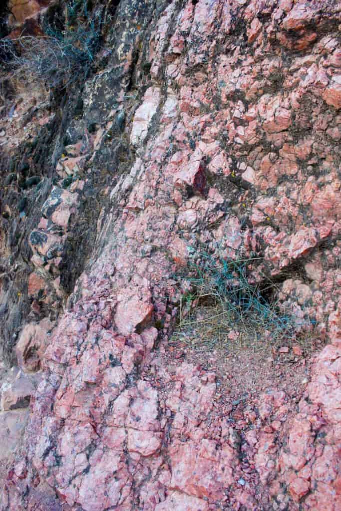 Pink Rock Layer in the Grand Canyon