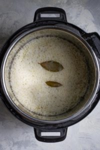 Pressure cook jasmine rice