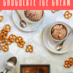 This rich and creamy beer ice cream is inspired by Häagen-Dazs'® stout chocolate pretzel ice cream. It's a perfect Game Day dessert!