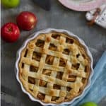 The secret to the perfect vegan apple pie? Cook the apples before baking! This delicious pie is a plant-based twist on the classic dessert.