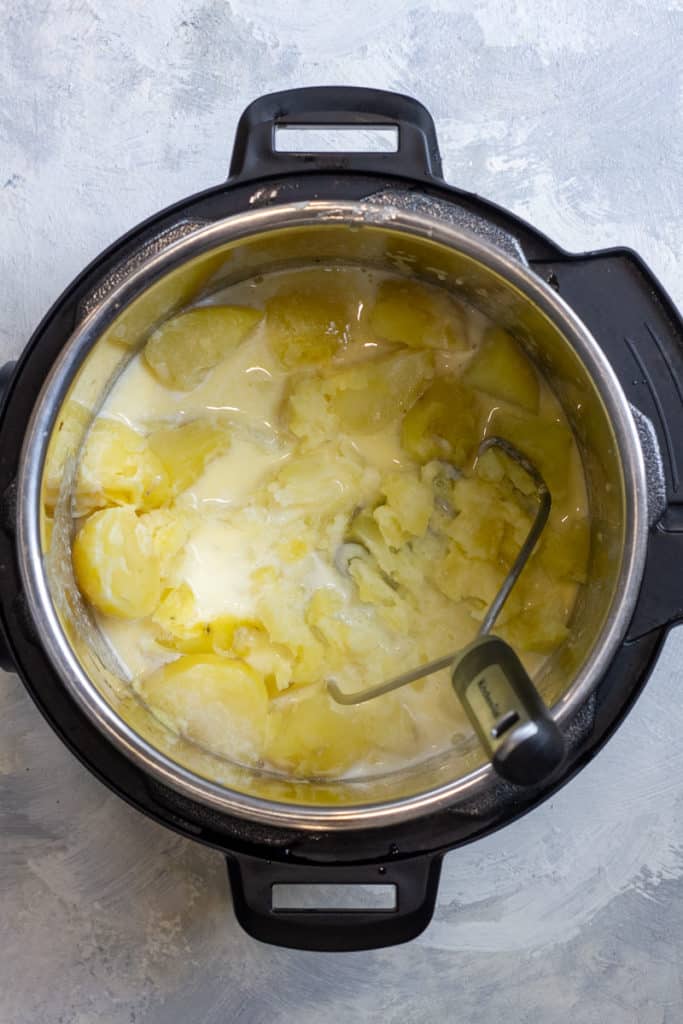 Add Potatoes + Cheese to the Pot