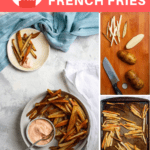 Do you love French fries, but want a healthier alternative? These crispy oven fries are easy to prepare, and there's no frying required! Serve them with the spicy yogurt sauce, ketchup, or your favorite dip.