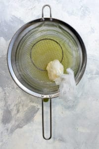 Squeeze Liquid From Cheesecloth