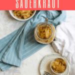 Love sauerkraut? Try lacto-fermenting your own homemade sauerkraut! All you need is cabbage, salt, a glass jar, and a little time.