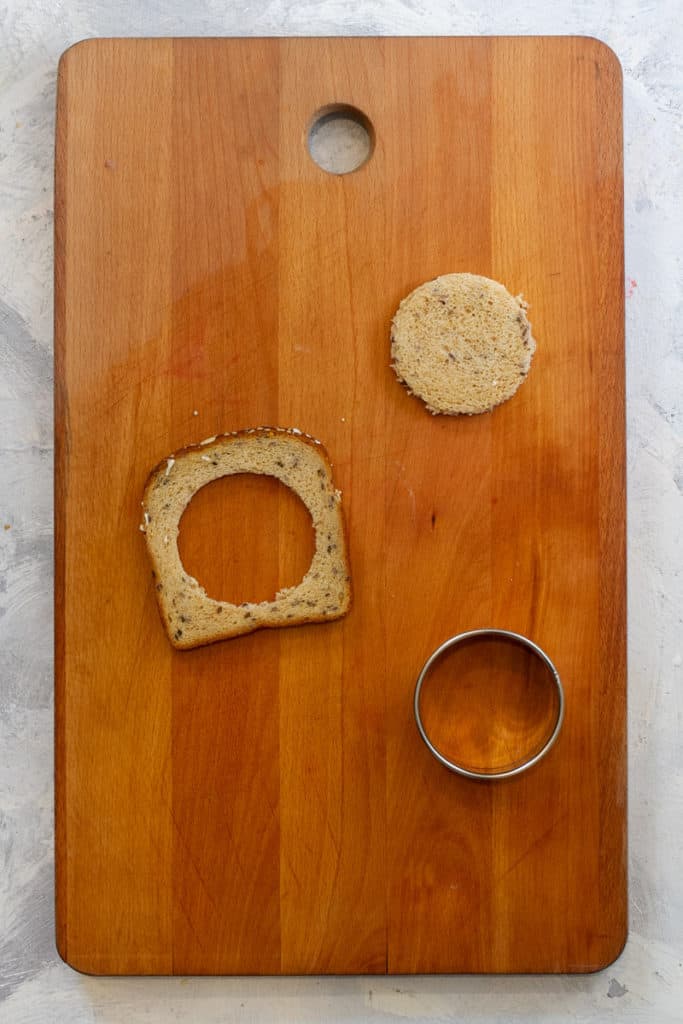 Cut a Hole in a Slice of Bread