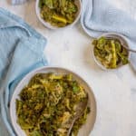 Instant pot kale in a serving dish