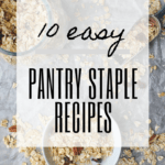 These pantry recipes use mainly shelf-stable pantry staples. These recipes are perfect for cleaning out your pantry, or can be kept with your emergency food supply for shelter in place meals.