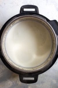 Press "Yogurt: Boil" + Bring Milk to a Simmer