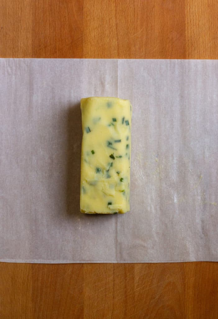 Shape the Butter into a Log