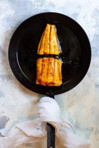 Brush the Sablefish (Black Cod) with Teriyaki Sauce
