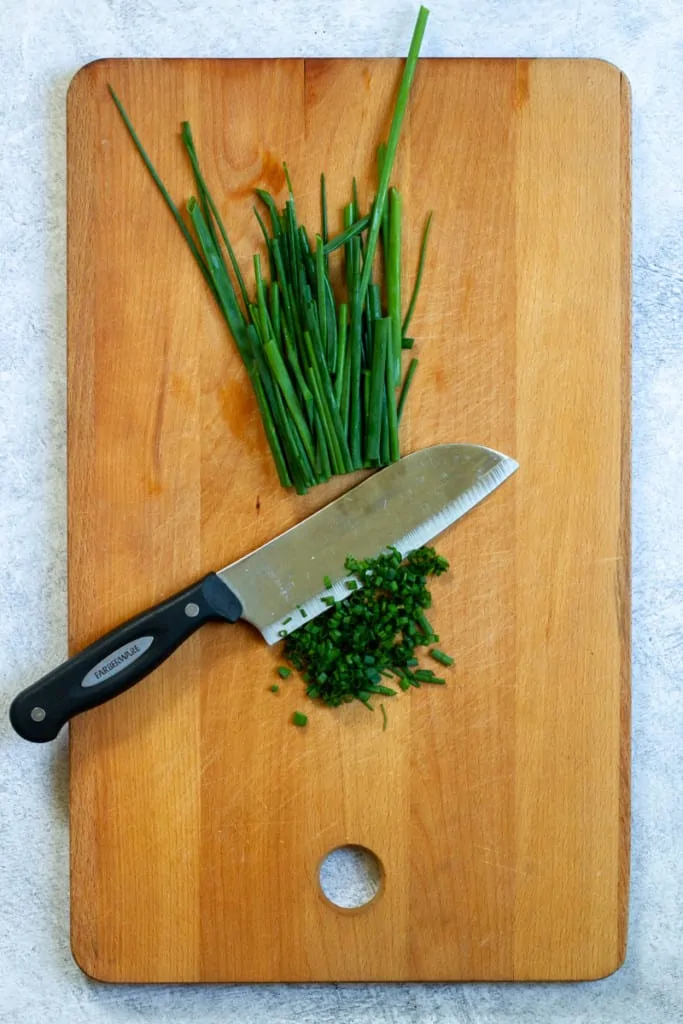Finely Dice Chives