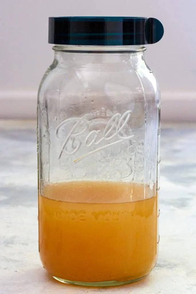 Apple Cider Vinegar In the Second Ferment.