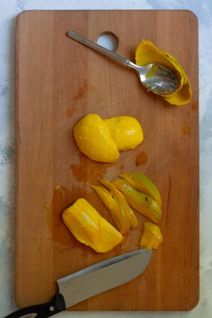 Cut Mango Off the Stone