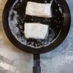 Heat Butter + Oil + Add Fish