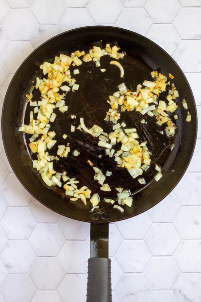 Cook Onion in a Large Pan