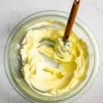 Beat Softened Butter with a Rubber Spatula