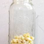 Add Garlic to a Glass Jar
