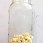 Add Garlic to a Glass Jar