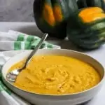 acorn squash pasta sauce in a bowl